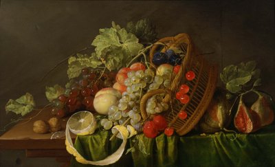 Still Life with a Basket of Fruit by Cornelis de Heem